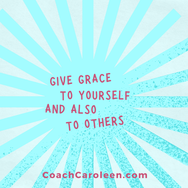 2021-11-09 Grace to yourself and others