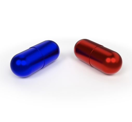 Coach Caroleen - Choice of blue or red pill